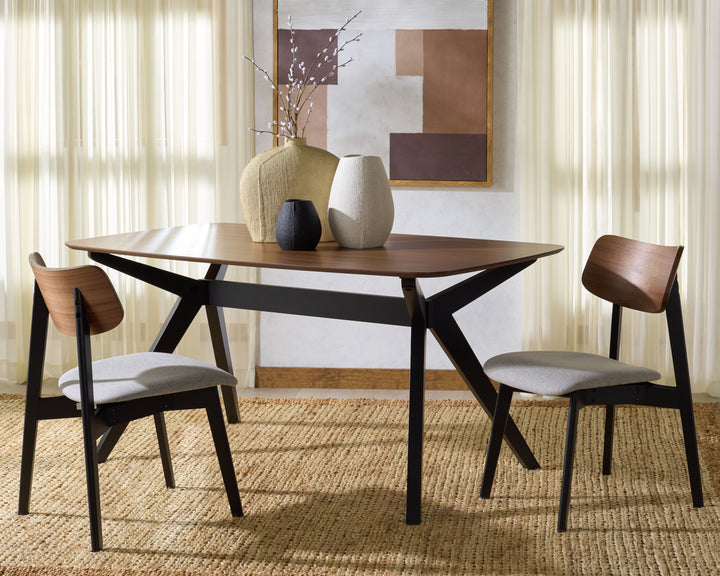 American Home Furniture Safavieh Couture Divya Rectangle Wood Dining Table