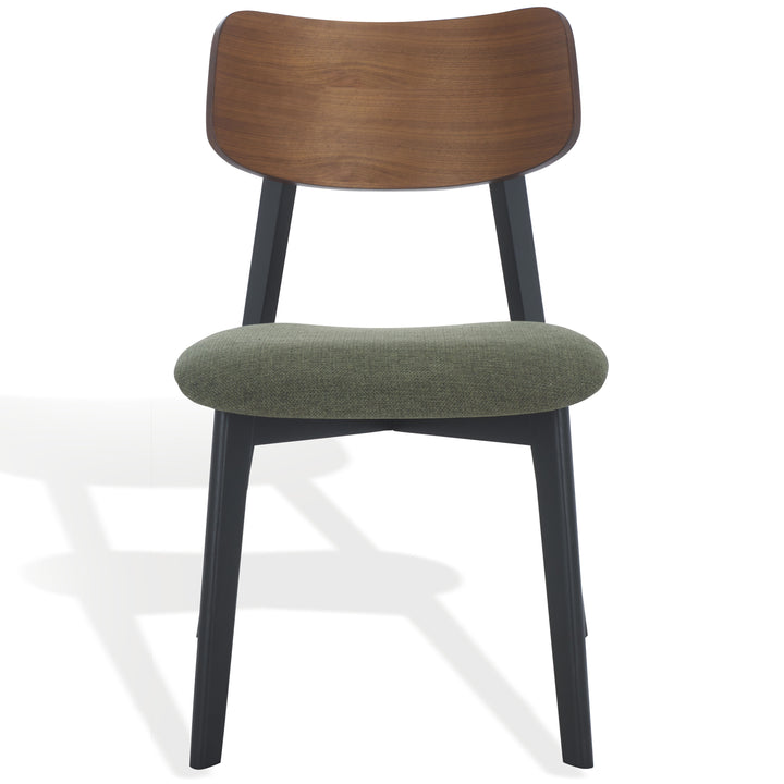 18.9"W x 21.7"D x 30.9"H / Olive Green/Walnut