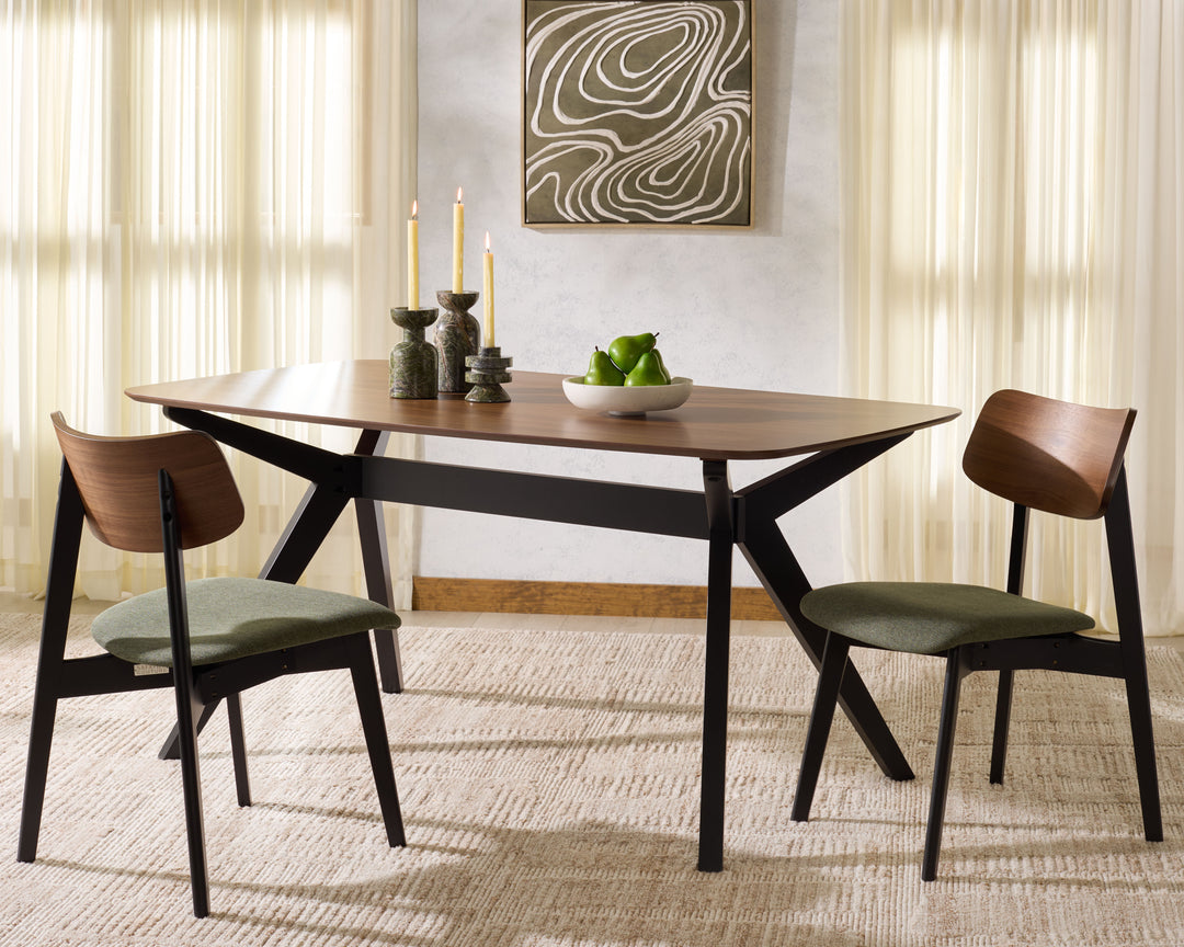 American Home Furniture Safavieh Couture Divya Rectangle Wood Dining Table