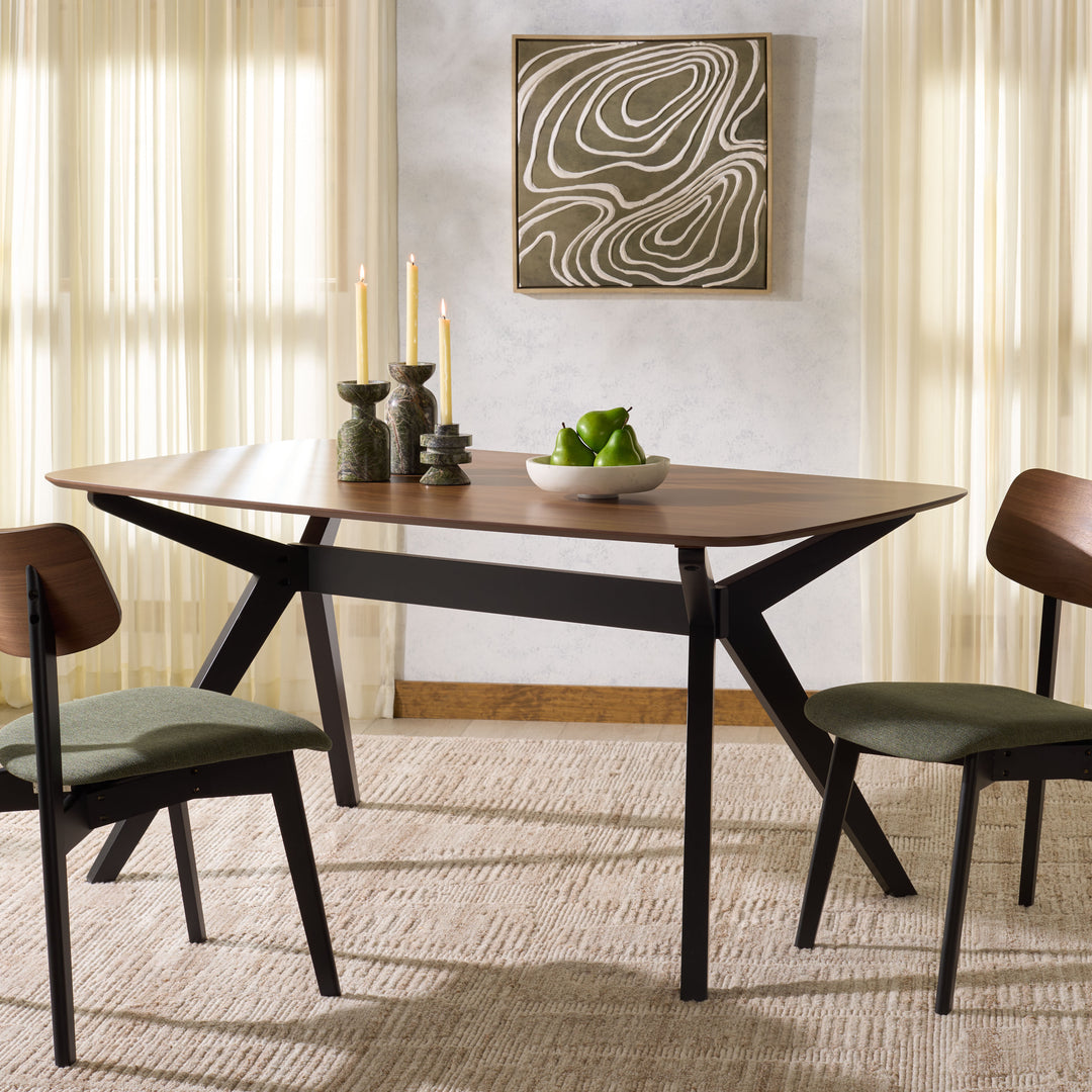 American Home Furniture Safavieh Couture Divya Rectangle Wood Dining Table
