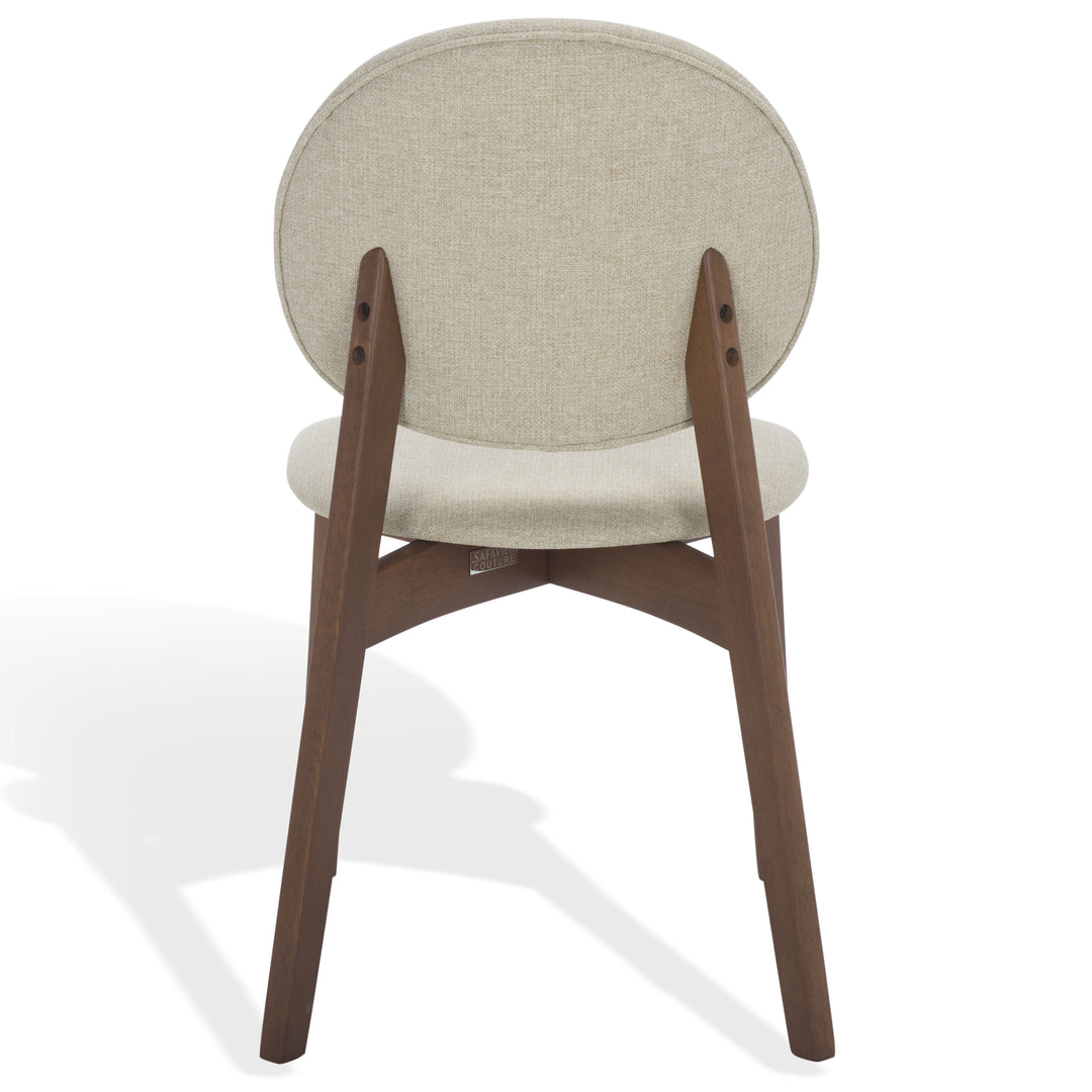 American Home Furniture Safavieh Couture Kayleen Wood And Linen Dining Chair