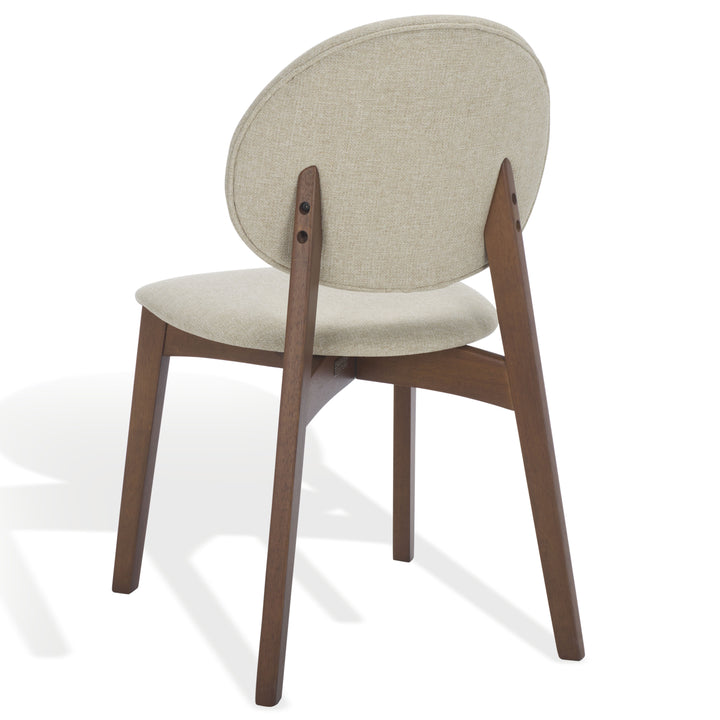 American Home Furniture Safavieh Couture Kayleen Wood And Linen Dining Chair
