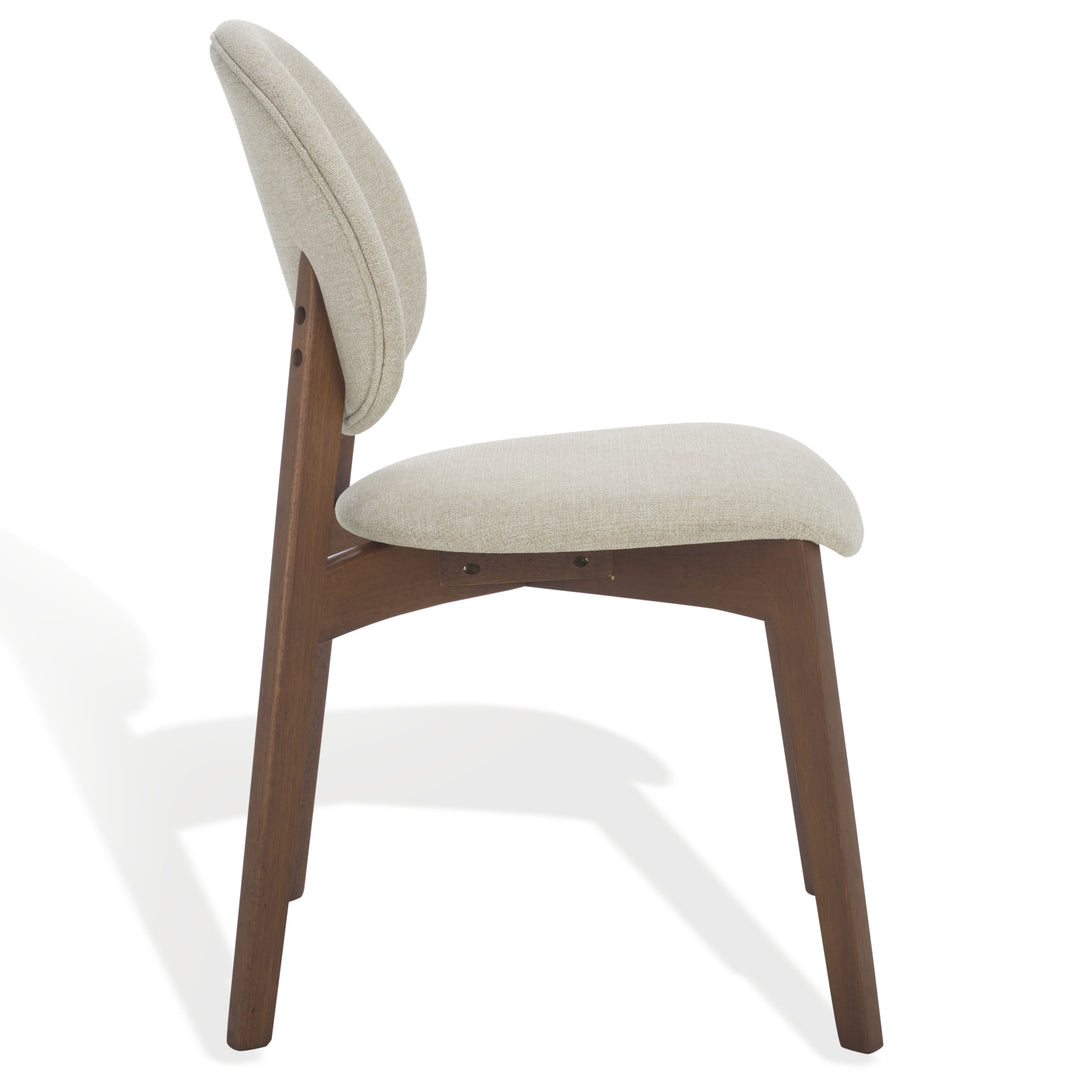 American Home Furniture Safavieh Couture Kayleen Wood And Linen Dining Chair
