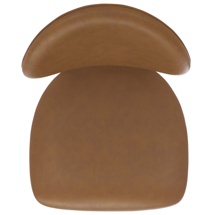 American Home Furniture Safavieh Couture Kayleen Wood And Vegan Leather Dining Chair