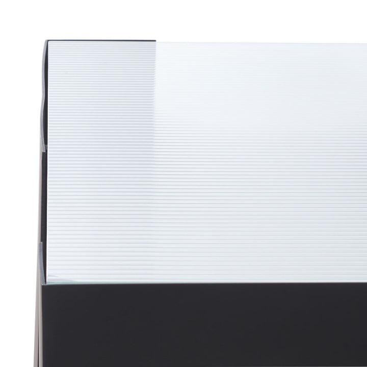 American Home Furniture Safavieh Couture Brayberry Glass Top Metal Coffee Table