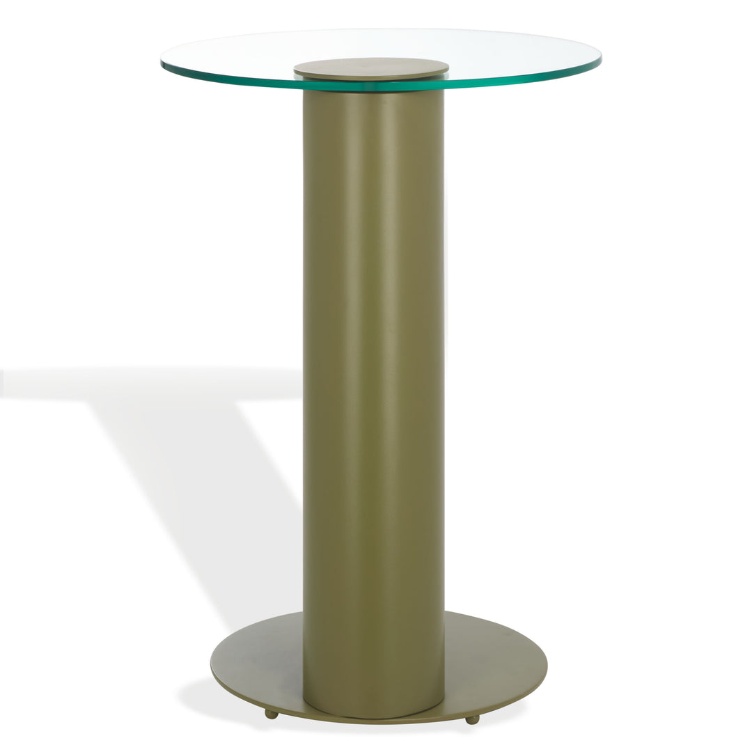 19.8"W x 15.7"D x 21.3"H / Olive Green/Clear