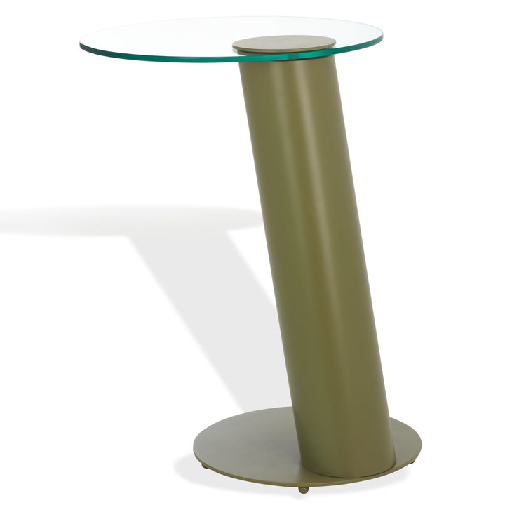 19.8"W x 15.7"D x 21.3"H / Olive Green/Clear