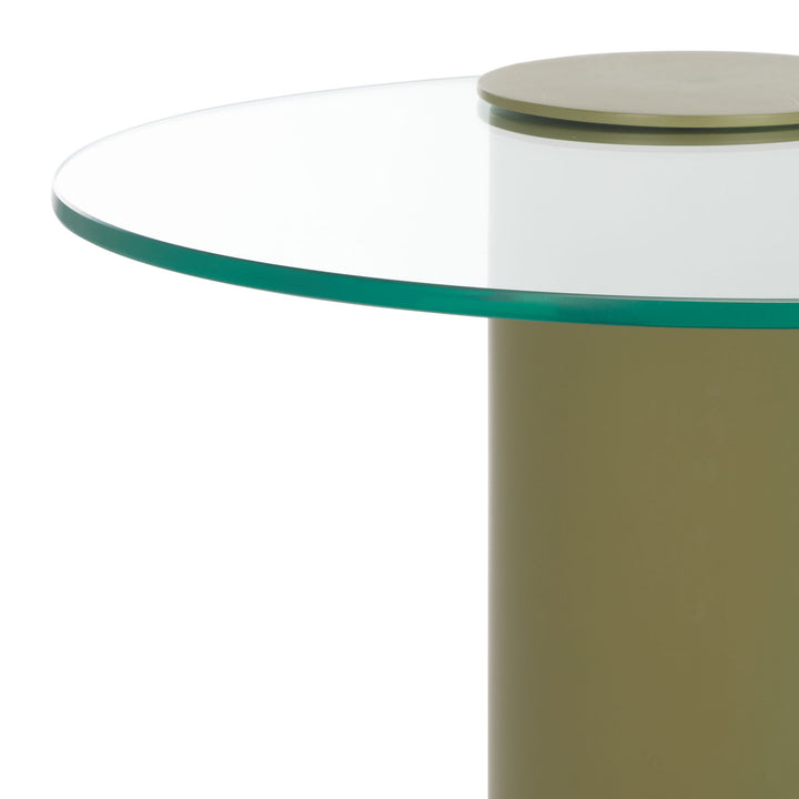 19.8"W x 15.7"D x 21.3"H / Olive Green/Clear