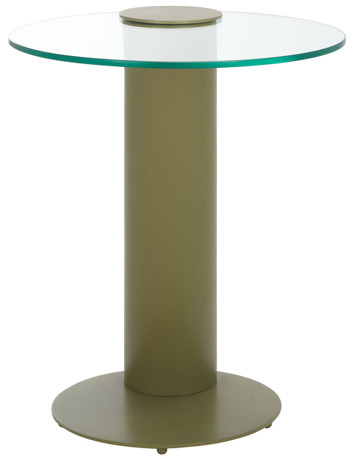 19.8"W x 15.7"D x 21.3"H / Olive Green/Clear