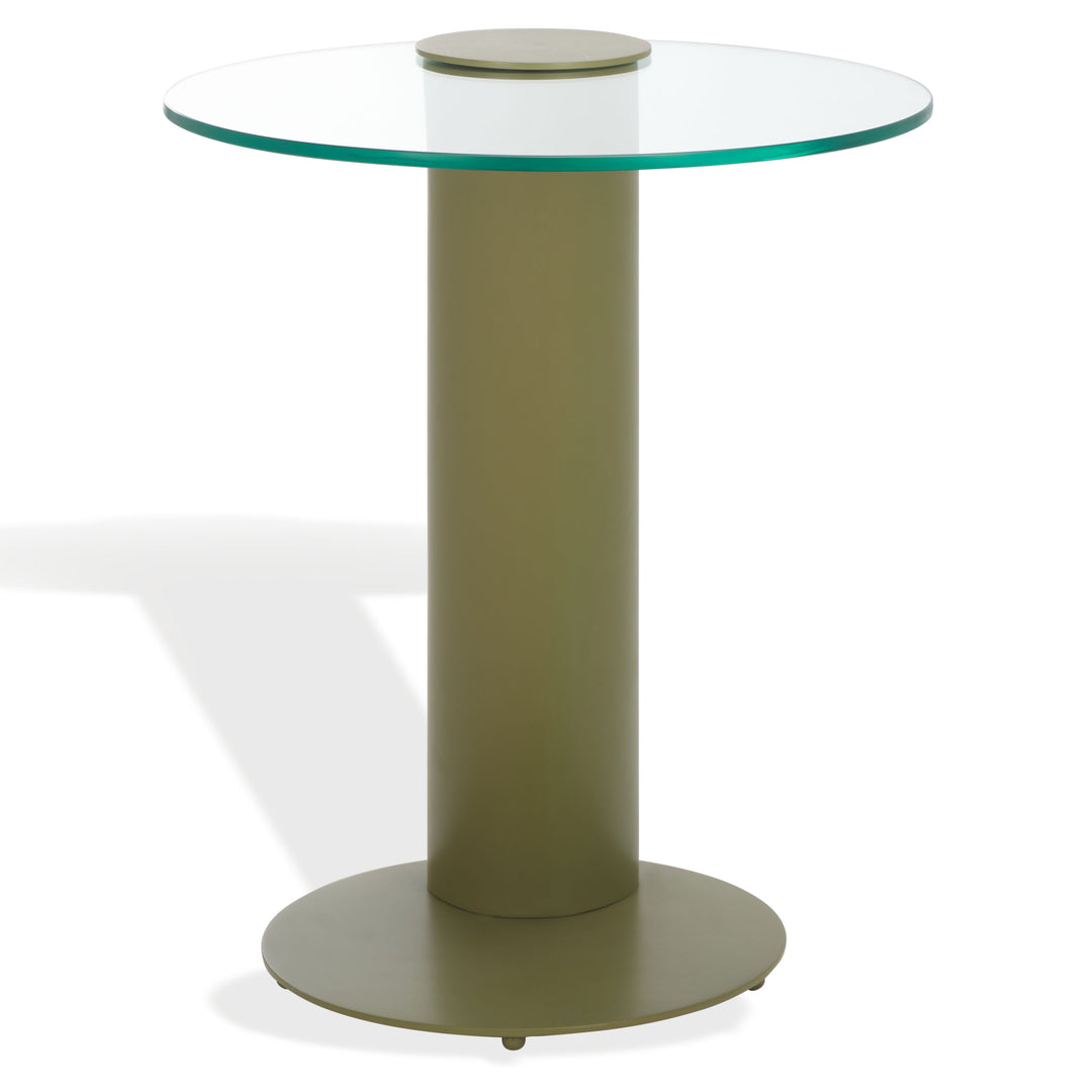 19.8"W x 15.7"D x 21.3"H / Olive Green/Clear