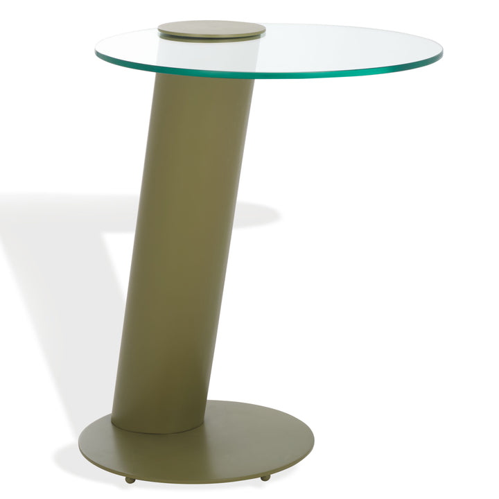 19.8"W x 15.7"D x 21.3"H / Olive Green/Clear