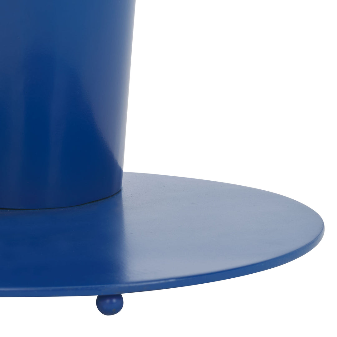 19.8"W x 15.7"D x 21.3"H / Blue/Clear