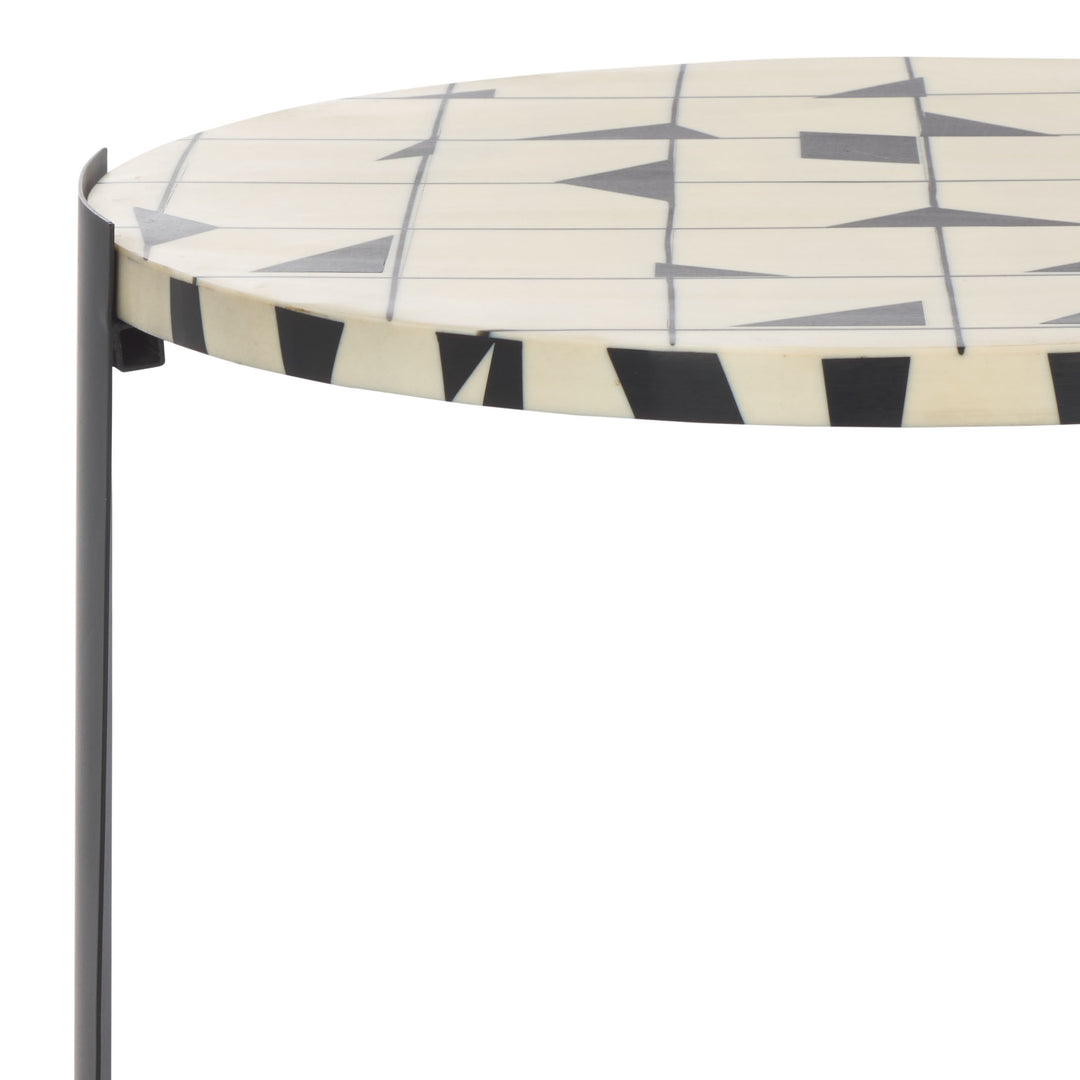 16"W x 16"D x 21.8"H / Black/White