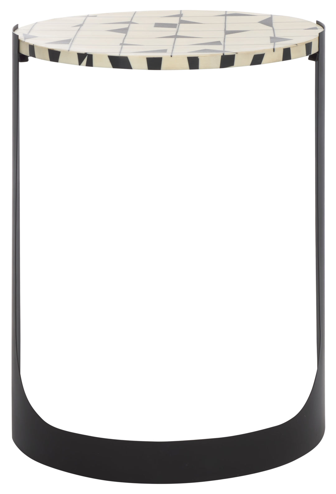 16"W x 16"D x 21.8"H / Black/White