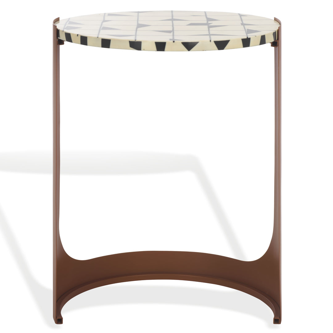 16"W x 16"D x 21.8"H / Brown/White