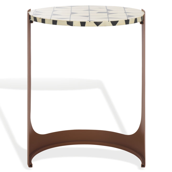 16"W x 16"D x 21.8"H / Brown/White