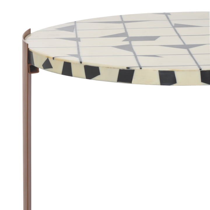 16"W x 16"D x 21.8"H / Brown/White