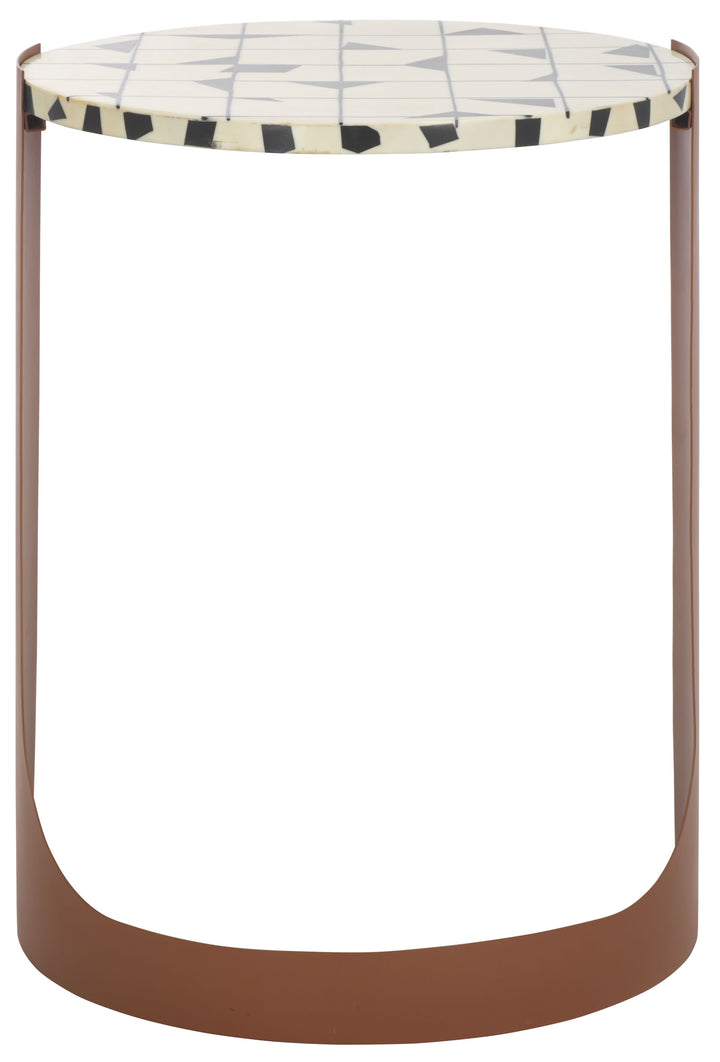 16"W x 16"D x 21.8"H / Brown/White