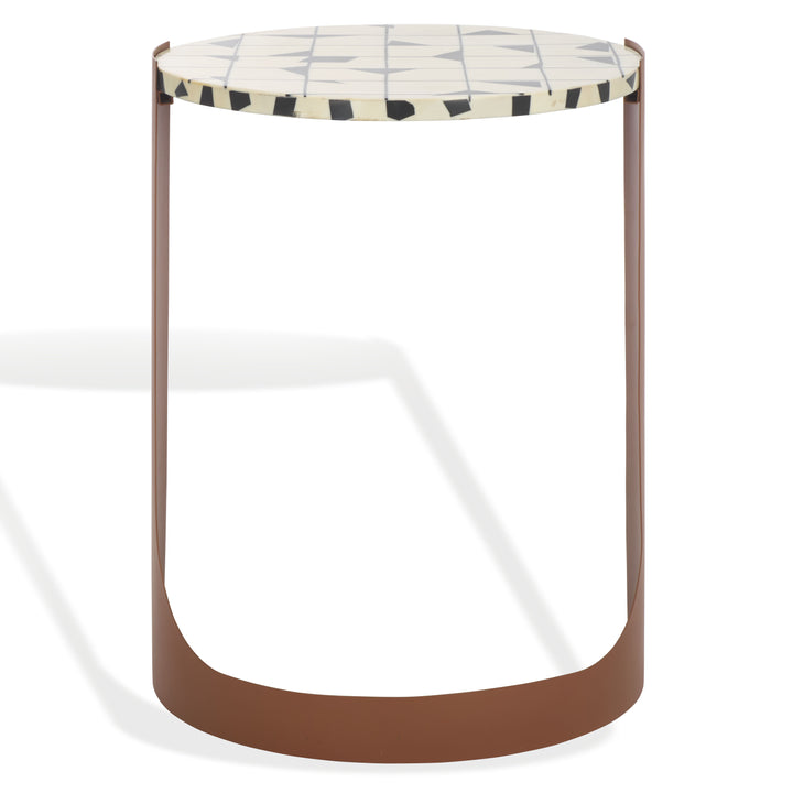 16"W x 16"D x 21.8"H / Brown/White