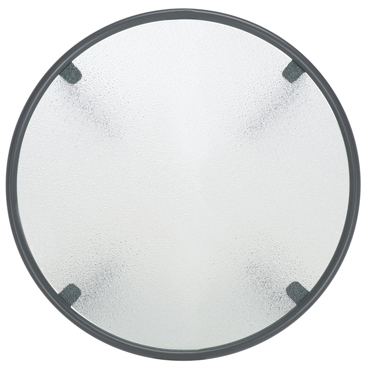 31.1"W x 31.1"D x 16.1"H / Grey/Clear