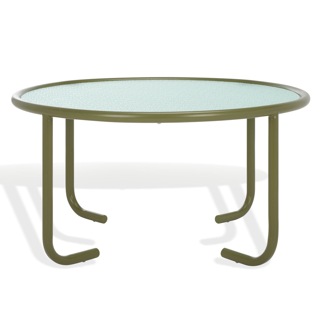 31.1"W x 31.1"D x 16.1"H / Olive Green/Clear