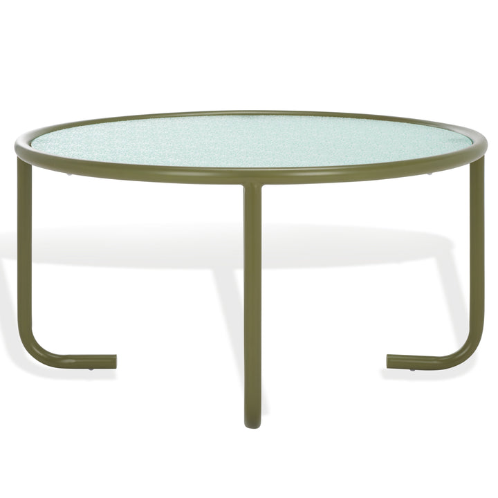 31.1"W x 31.1"D x 16.1"H / Olive Green/Clear