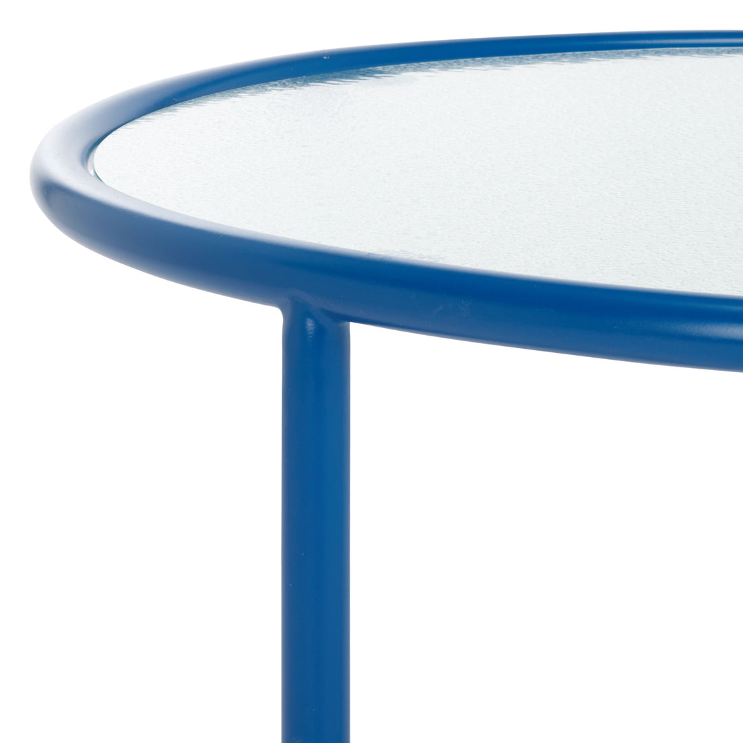 31.1"W x 31.1"D x 16.1"H / Blue/Clear