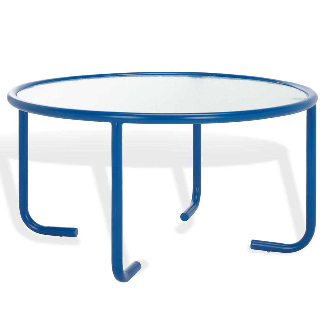 31.1"W x 31.1"D x 16.1"H / Blue/Clear