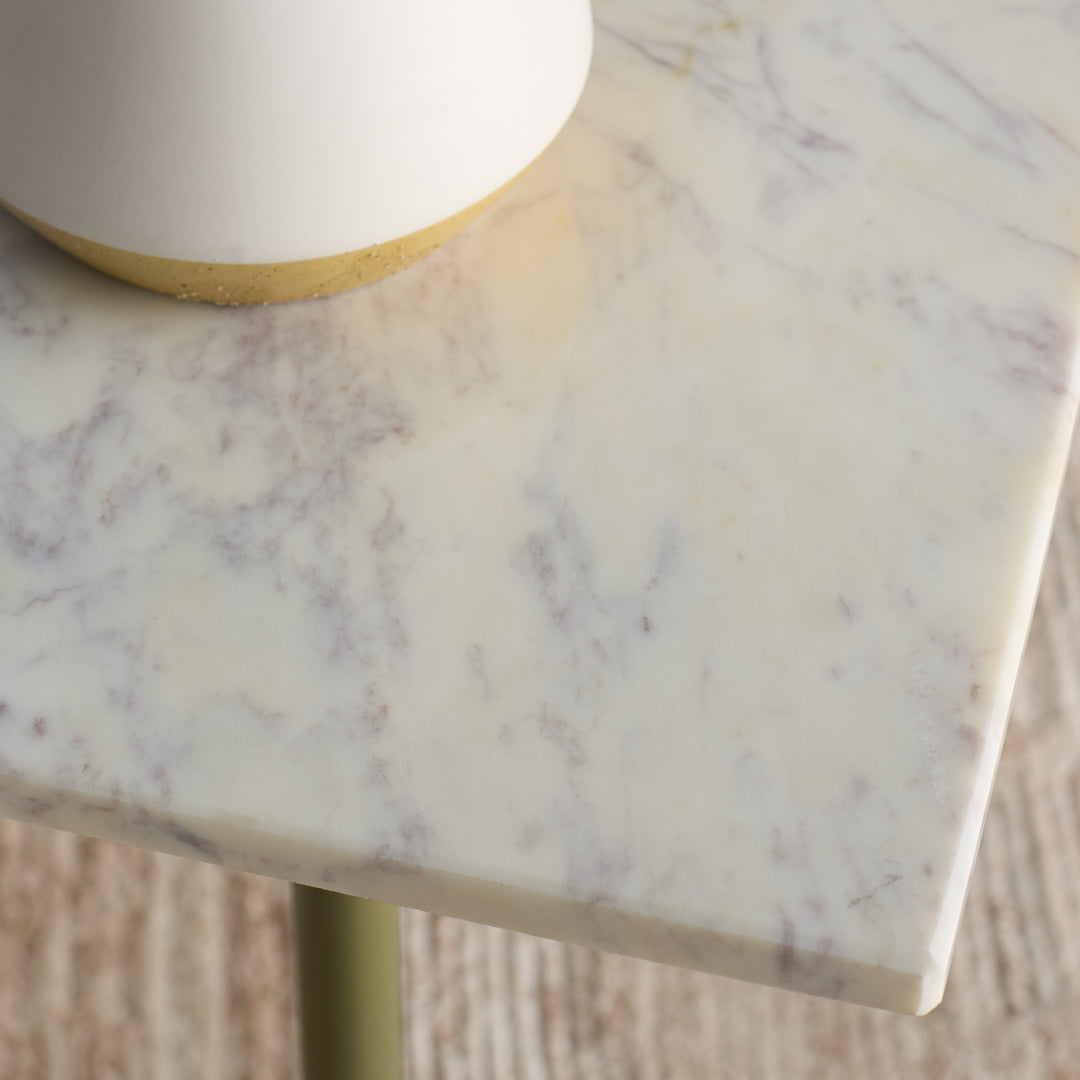 American Home Furniture Safavieh Couture Albertelli Marble Top Drink Table