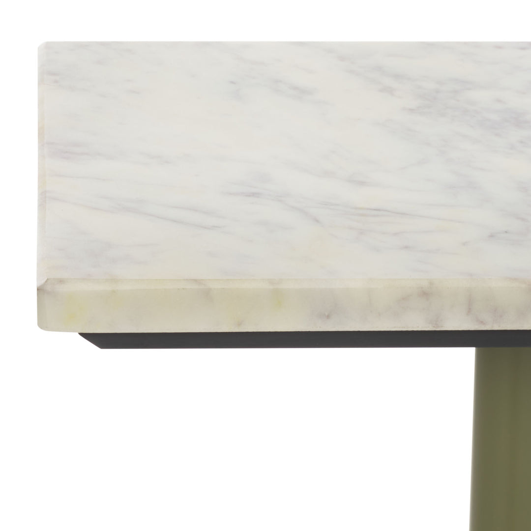 American Home Furniture Safavieh Couture Albertelli Marble Top Drink Table