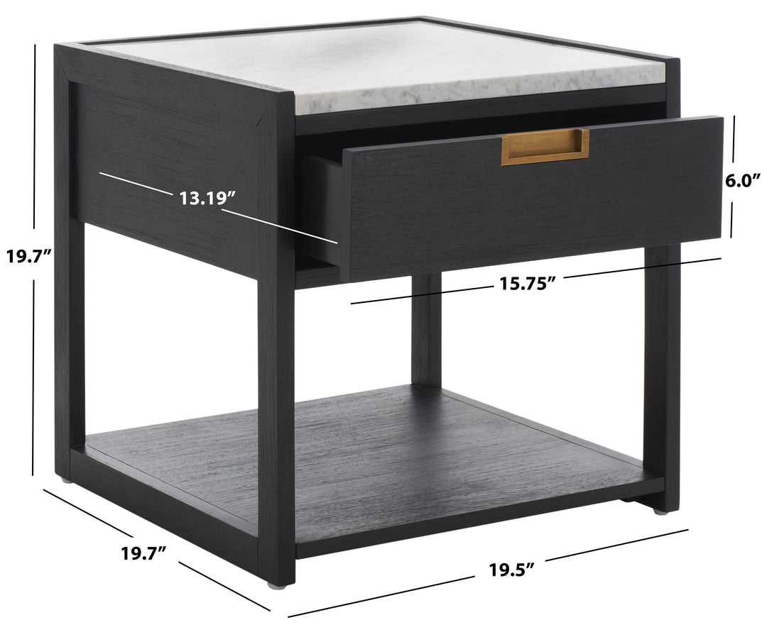 BLACK / 19.5" X 19.7" X 19.7" / 15.75" X 13.19" X 6