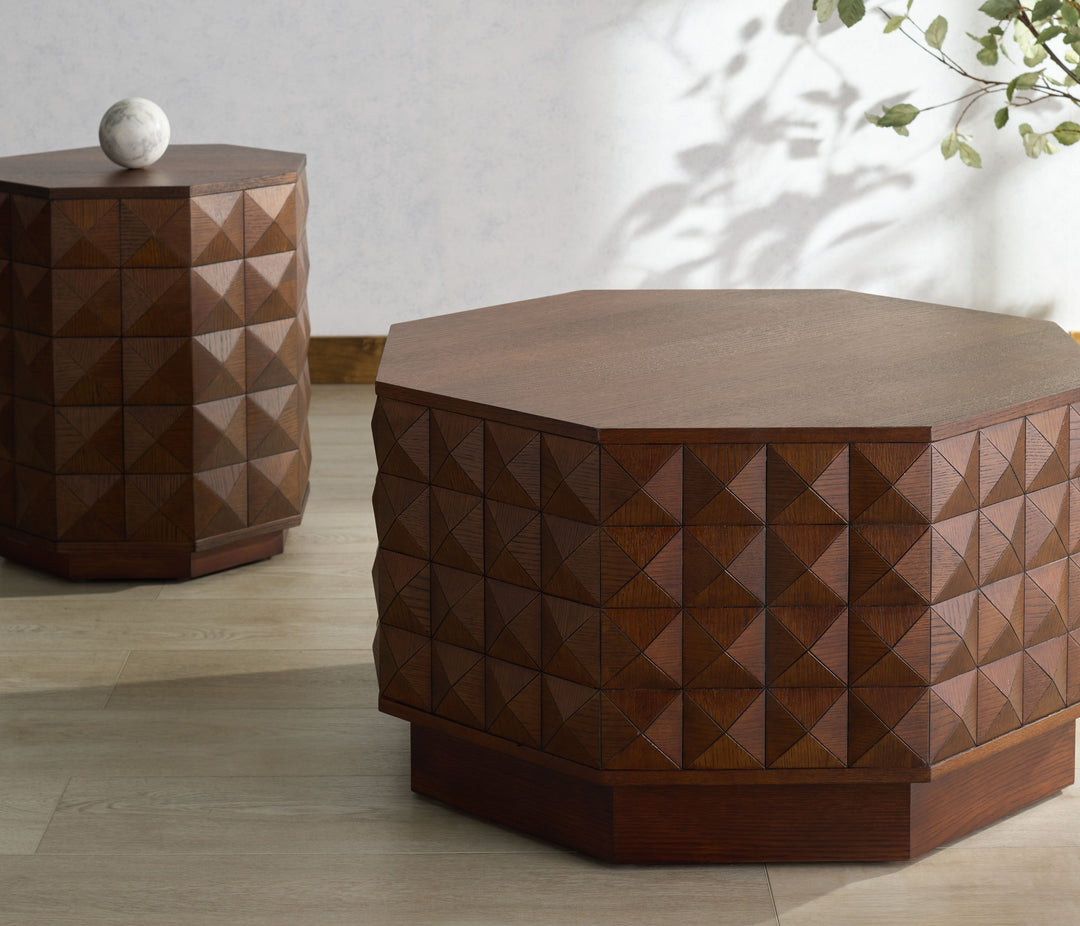 20"W x 20"D x 22"H / Walnut