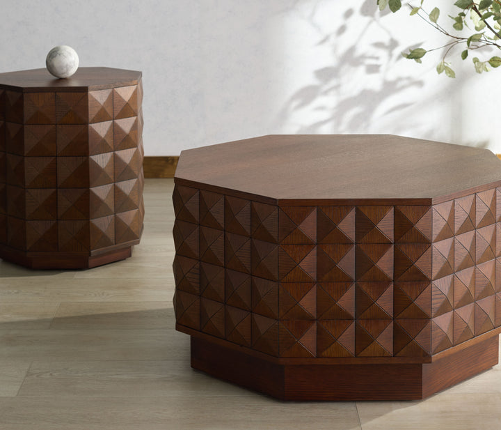 20"W x 20"D x 22"H / Walnut