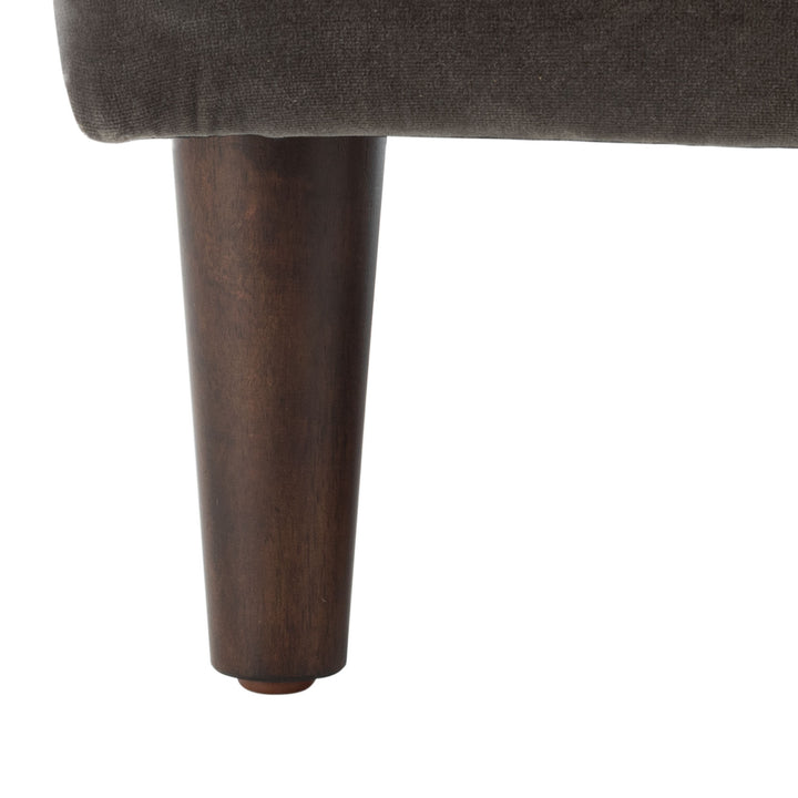 American Home Furniture Safavieh Couture Pepper Tufted Velvet Sectional/ Dark Grey