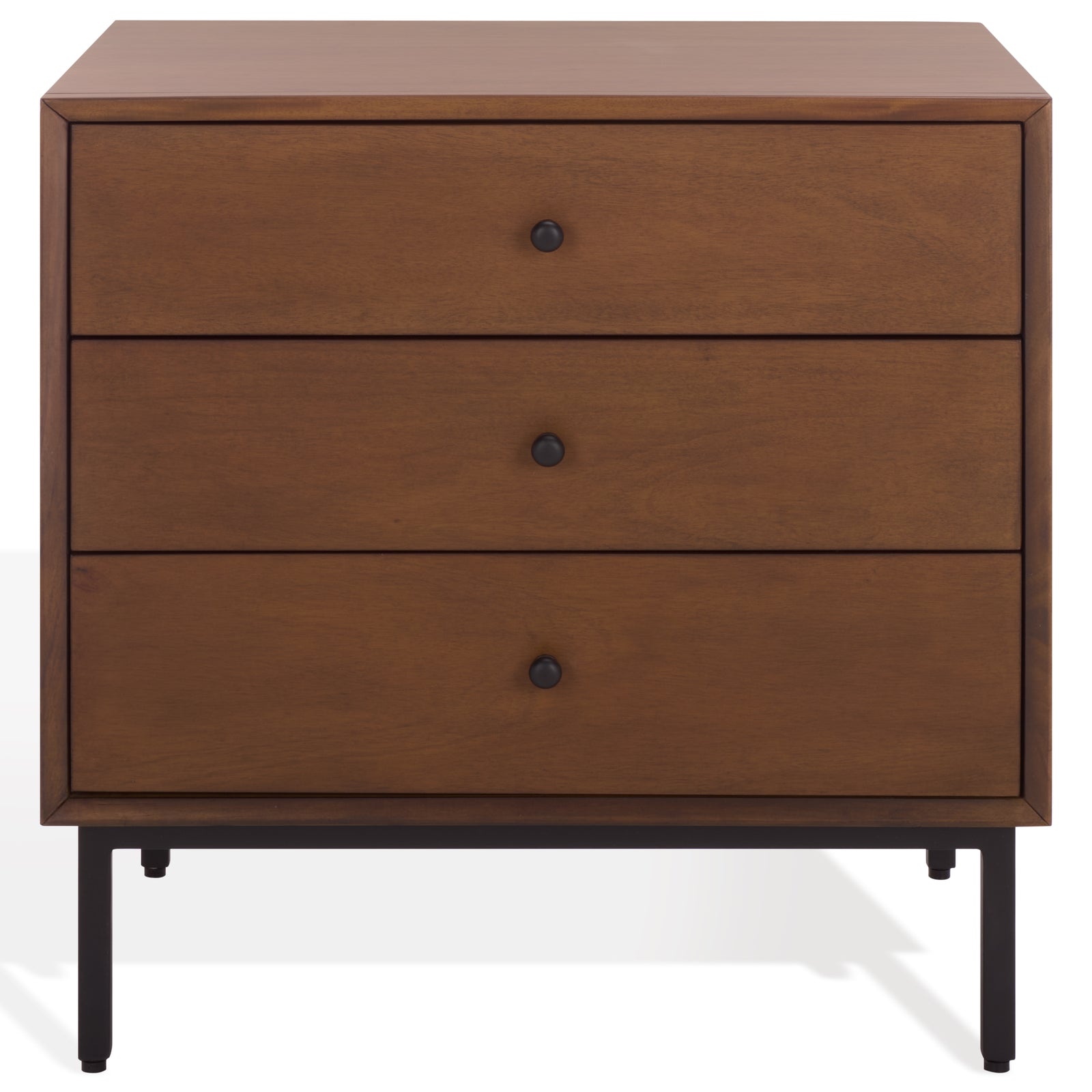 Safavieh Couture Trever Wood 3 Drawer Nightstan