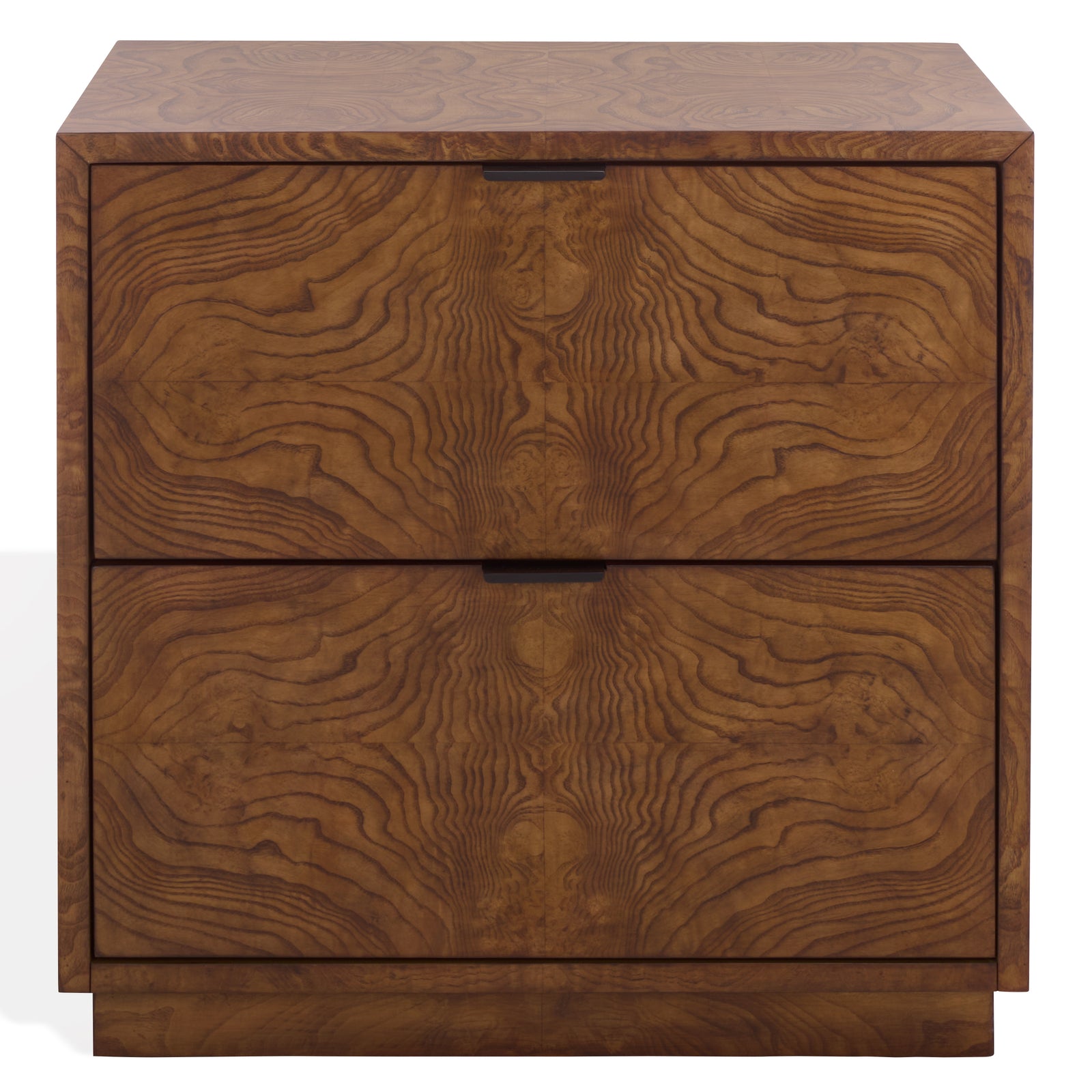 Safavieh Couture Frankie Burl 2 Drawer Nightsta