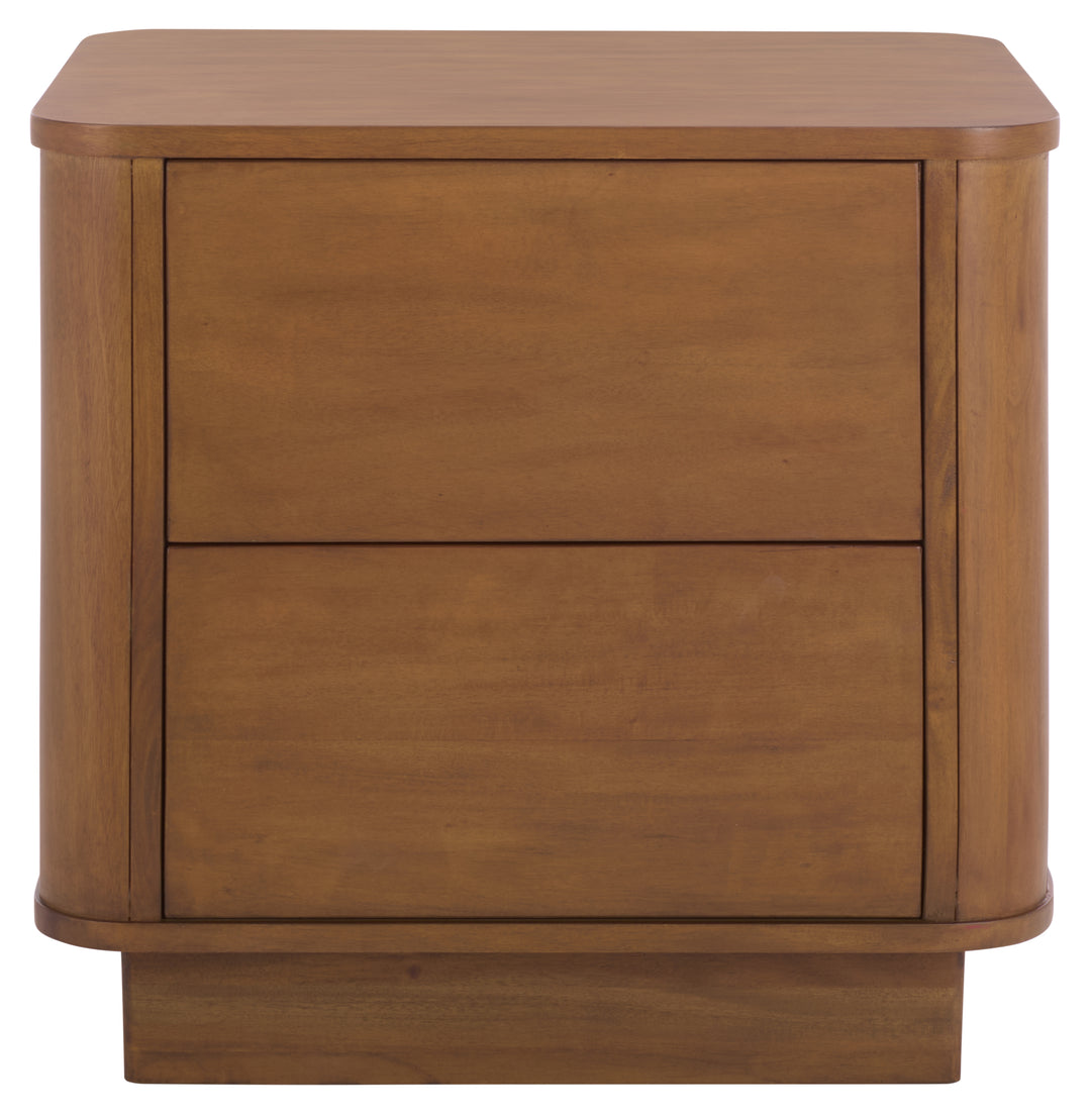 American Home Furniture Safavieh Couture Chrysandra 2 Drawer Wood Nightstand