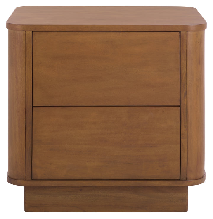 American Home Furniture Safavieh Couture Chrysandra 2 Drawer Wood Nightstand