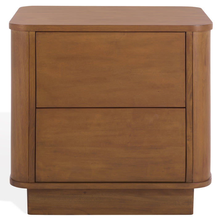 American Home Furniture Safavieh Couture Chrysandra 2 Drawer Wood Nightstand