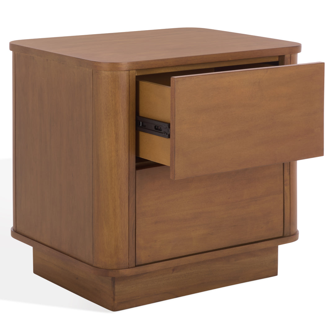 American Home Furniture Safavieh Couture Chrysandra 2 Drawer Wood Nightstand