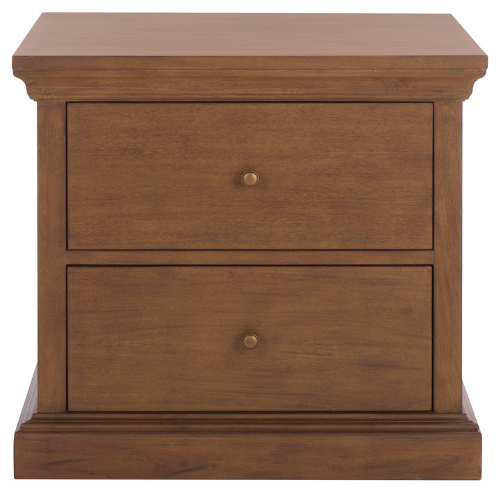 American Home Furniture Safavieh Couture Lizzy 2 Drawer Wood Nightstand