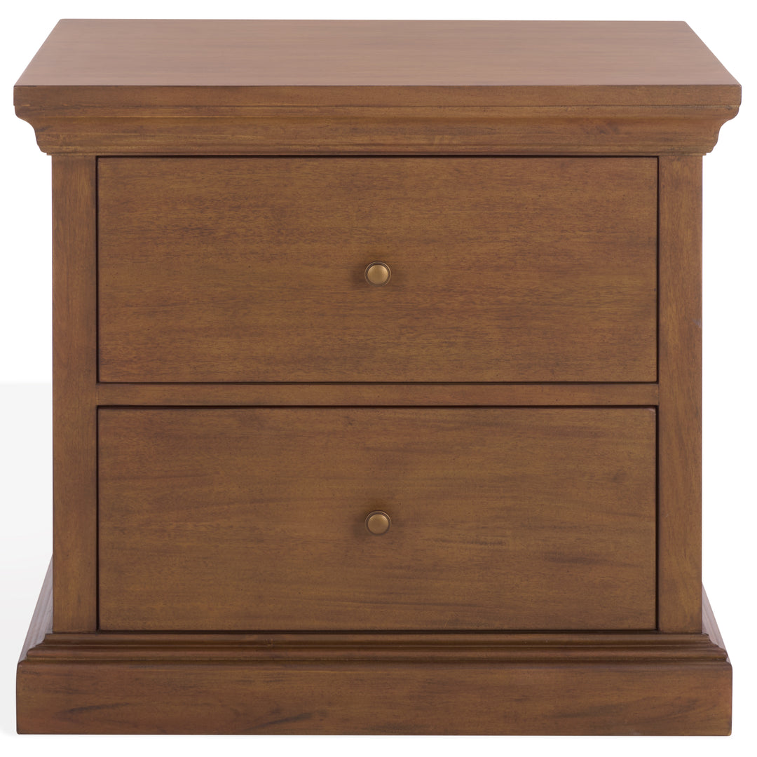 American Home Furniture Safavieh Couture Lizzy 2 Drawer Wood Nightstand