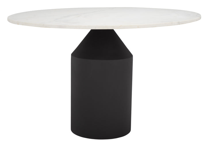 American Home Furniture Safavieh Couture Rayelle Pedestal Marble Dining Table