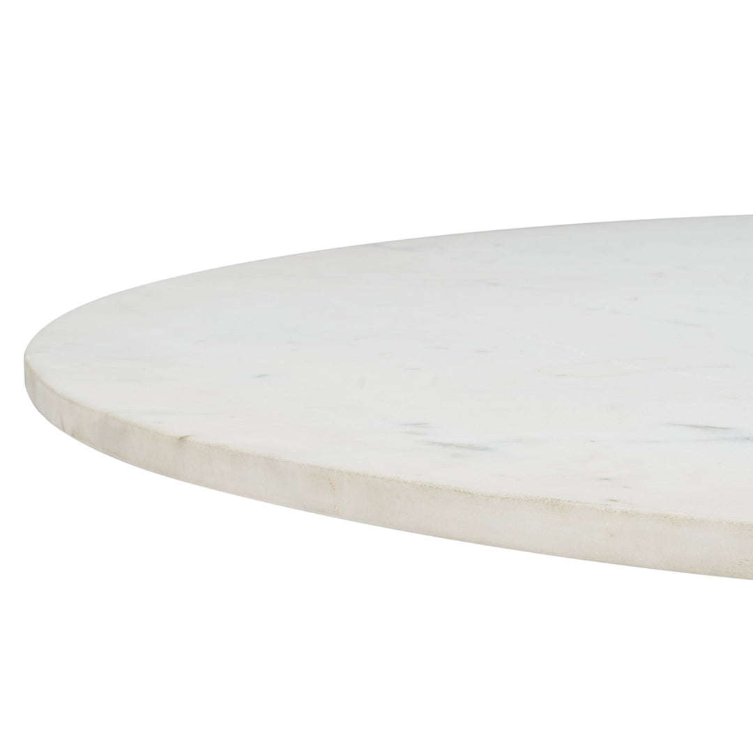 American Home Furniture Safavieh Couture Annalyn Pedestal Marble Dining Table