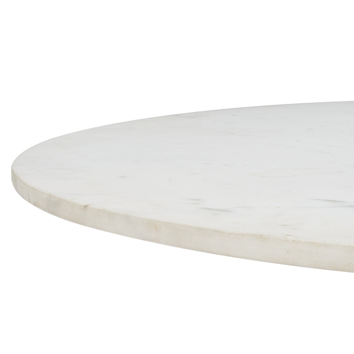 American Home Furniture Safavieh Couture Annalyn Pedestal Marble Dining Table