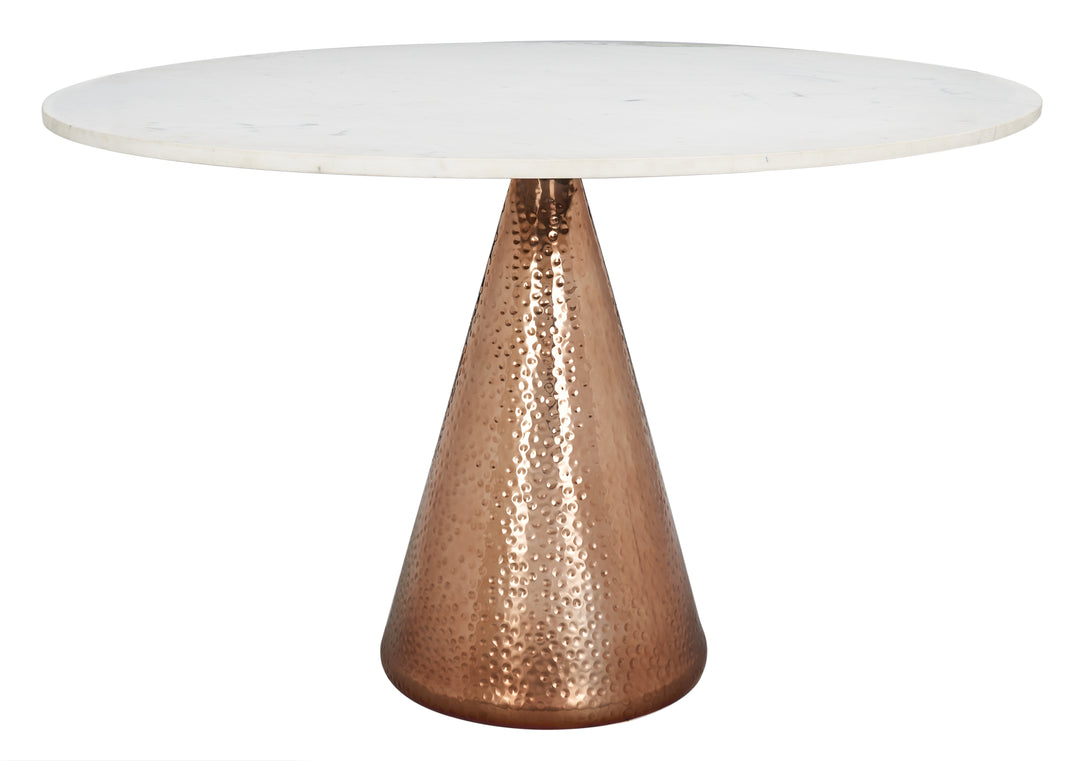 American Home Furniture Safavieh Couture Annalyn Pedestal Marble Dining Table