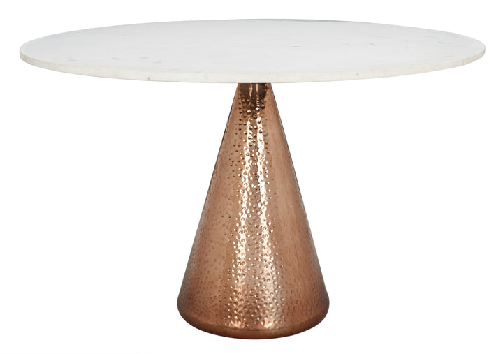 American Home Furniture Safavieh Couture Annalyn Pedestal Marble Dining Table