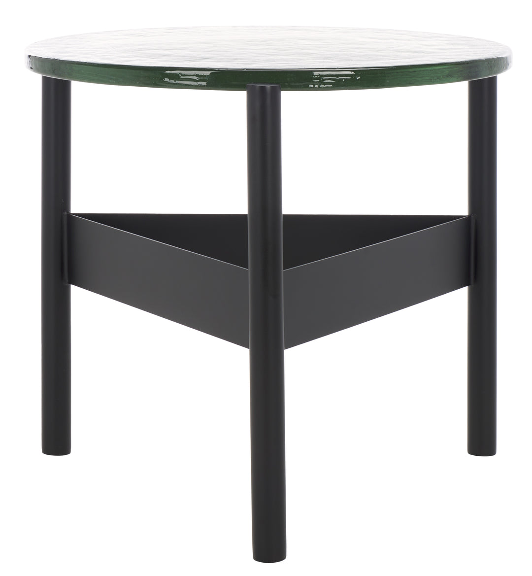 American Home Furniture Safavieh Couture Rozalia Cast Glass Accent Table