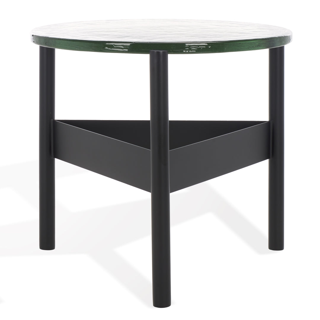 American Home Furniture Safavieh Couture Rozalia Cast Glass Accent Table