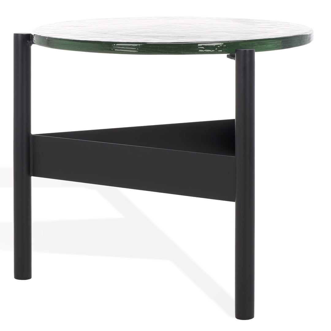 American Home Furniture Safavieh Couture Rozalia Cast Glass Accent Table